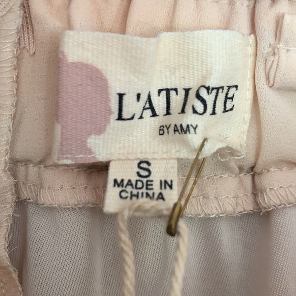 L’ATISTE By Amy Pink Peplum Corset Dress - Picture 7 of 7